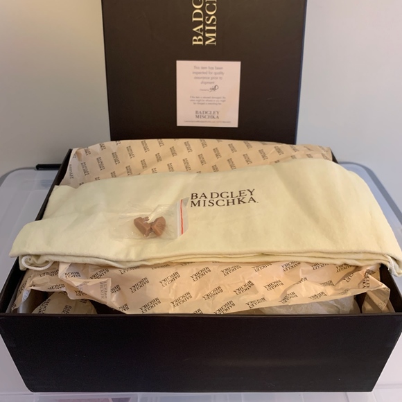 Badgley Mischka Bennet Embellished Wedge Evening - Picture 3 of 5